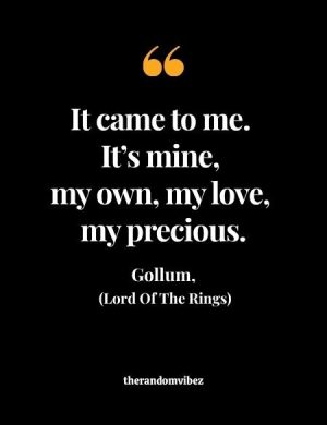 Lord Of The Rings Gollum Quotes