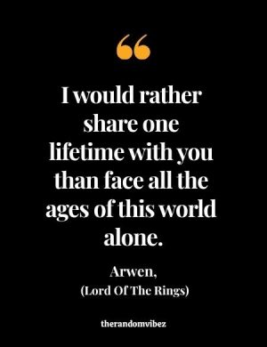 Lord Of The Rings Love Quotes