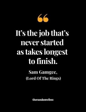 Lord Of The Rings Sam Quotes