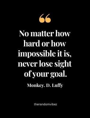 One Piece Luffy Quote
