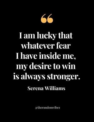 Serena Williams Sayings