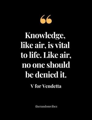 V for Vendetta Quote