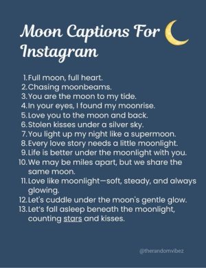 captions for moon