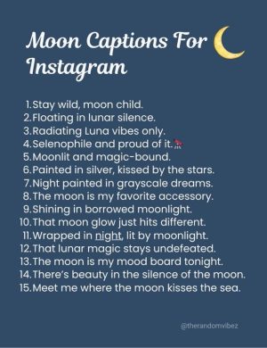 moon captions