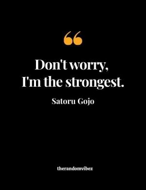Gojo Quote