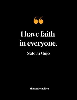Gojo Quotes