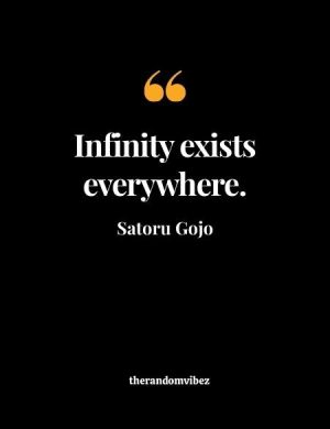 Gojo Satoru Famous Quotes