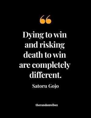 Gojo Satoru Quote
