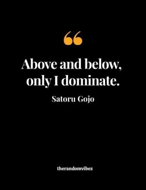Gojo Satoru Quotes