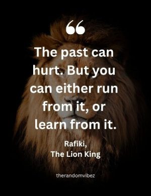 Rafiki Lion King Quotes