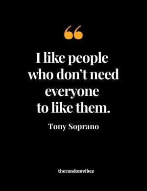 Tony Soprano Quote