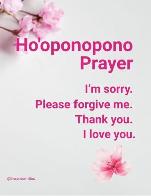 ho'oponopono prayer wallpaper