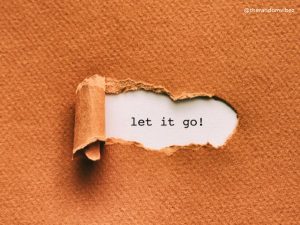 letting go of someone you love