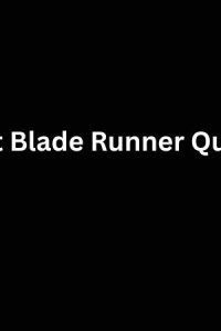 Best Blade Runner Quotes