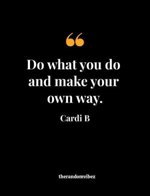 Cardi B Quote