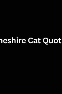 Cheshire Cat Quotes From Alice’s Adventures in Wonderland