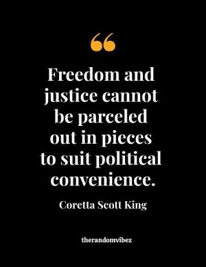 Coretta Scott King Famous Quotes