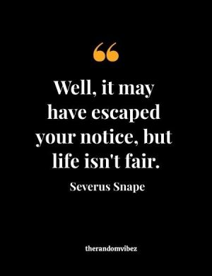 Famous Severus Snape Quotes
