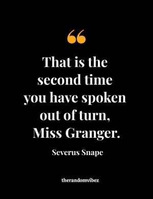 Funny Severus Snape Quotes