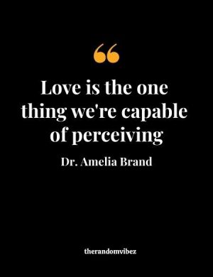 Interstellar Quotes About Love