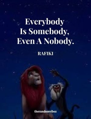 Lion King Rafiki Quotes
