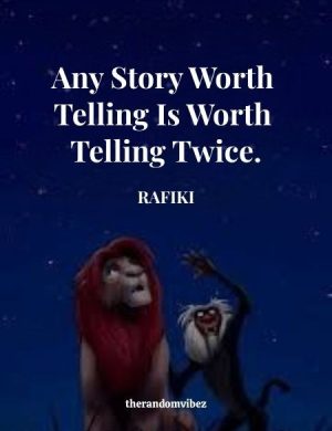 Lion King Sayings From Rafiki