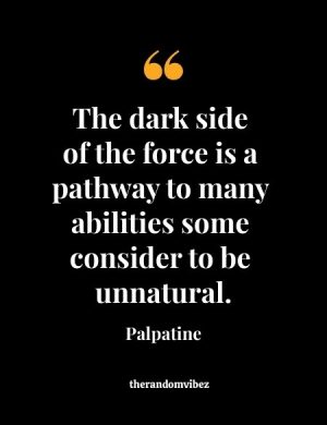 Palpatine Unnatural Quote