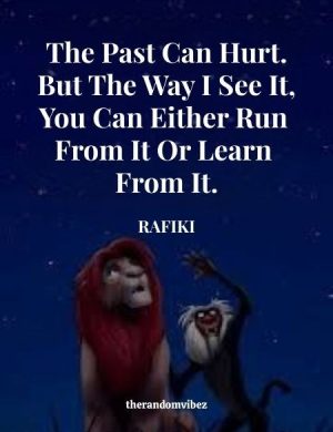 Rafiki Past Quote