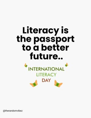 international literacy day slogan