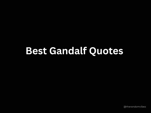 Best Gandalf Quotes Game of Thrones