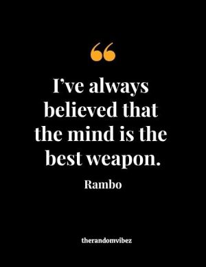 Best Rambo Quotes
