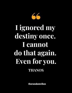Famous Thanos Quotes