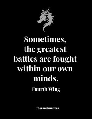 Fourth Wing Book Quotes