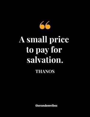 Quotes By Thanos