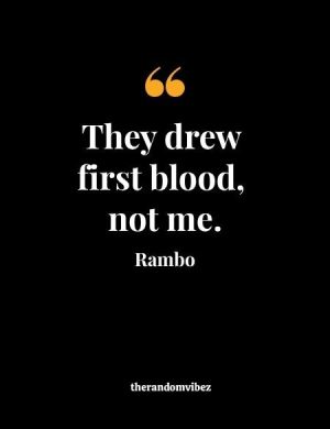 Rambo First Blood Quotes