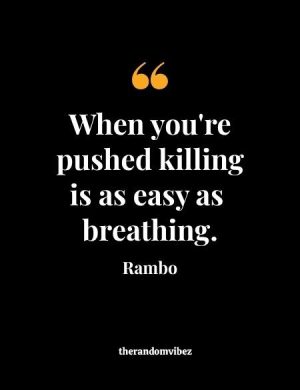 Rambo Quote