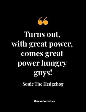 Sonic The Hedgehog Movie Quotes