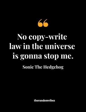Sonic The Hedgehog Quote