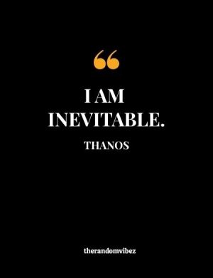 Thanos Quotes