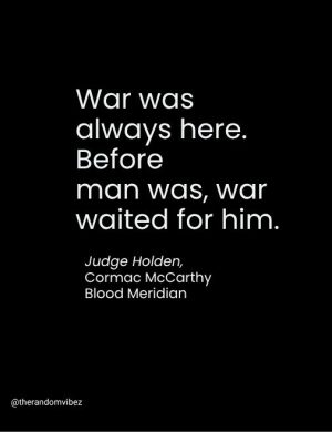 judge holden quotes​ war