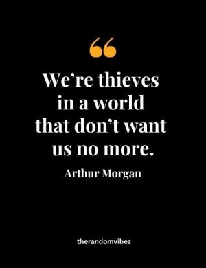 Arthur Morgan Badass Quotes