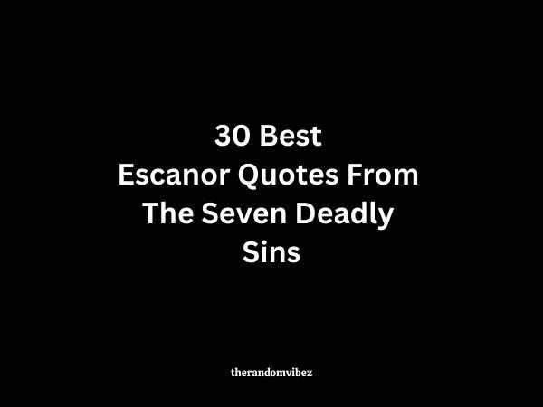 30 Best Escanor Quotes From The Seven Deadly Sins