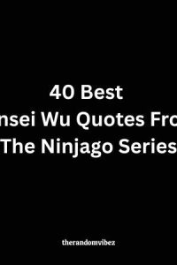 40 Best Sensei Wu Quotes From The Ninjago Series