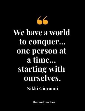 Best Nikki Giovanni Quotes