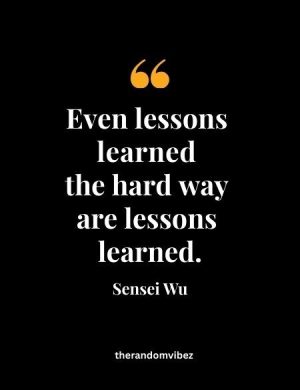 Best Sensei Wu Quotes