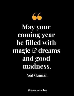 Neil Gaiman New Year Quotes