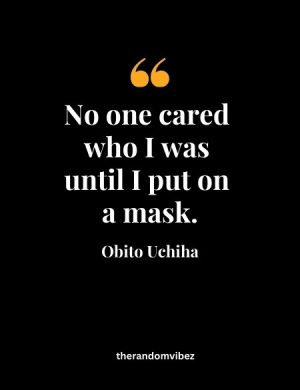 Obito Uchiha Quotes