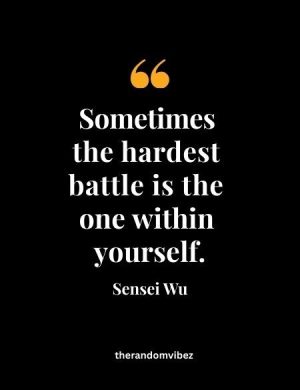 Sensei Wu Quote