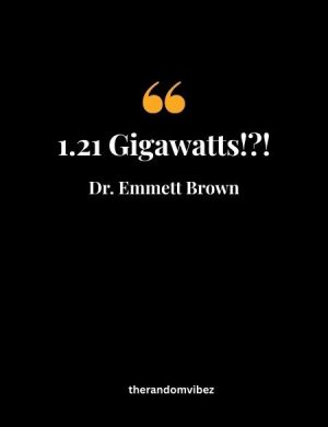 Back To The Future Gigawatts Quote