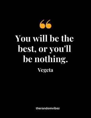 Vegeta Best Quotes
